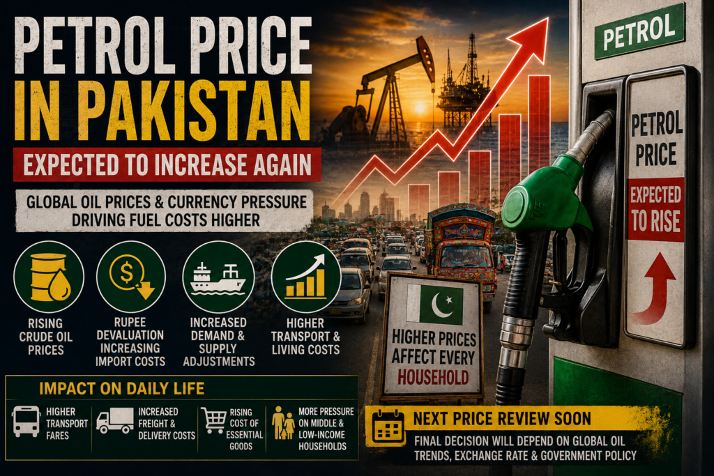Petrol Prices Expected to Rise Again in Pakistan Amid Global Oil Pressure